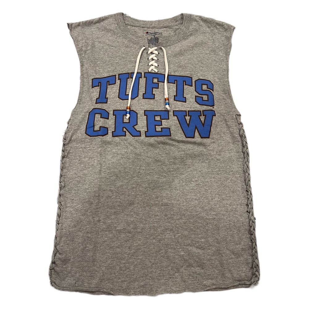 Tufts Crew Team Reworked Grey Tank